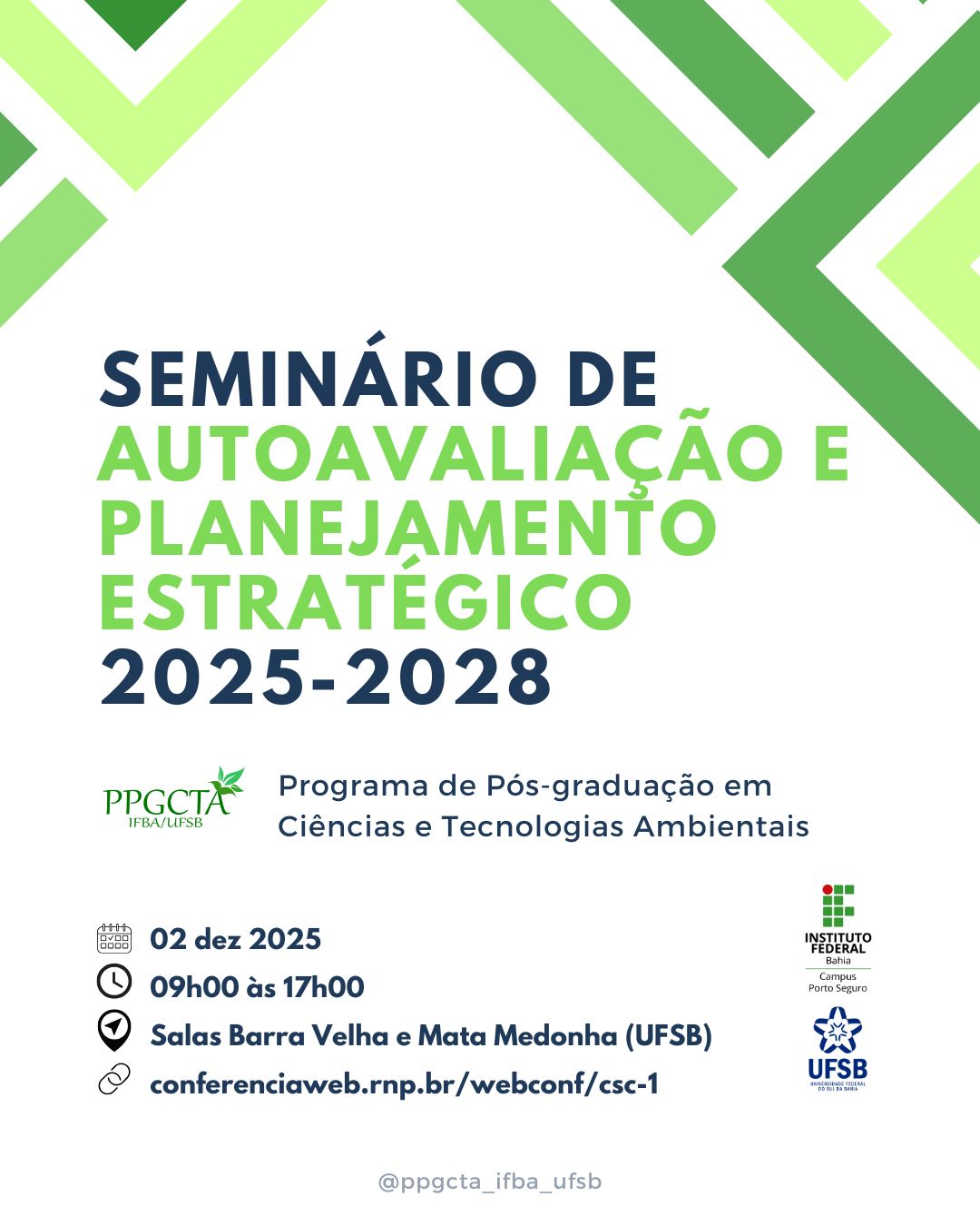 SAPG 2025 Seminario Autoavaliacao e planejamento estrategico PPGCTA
