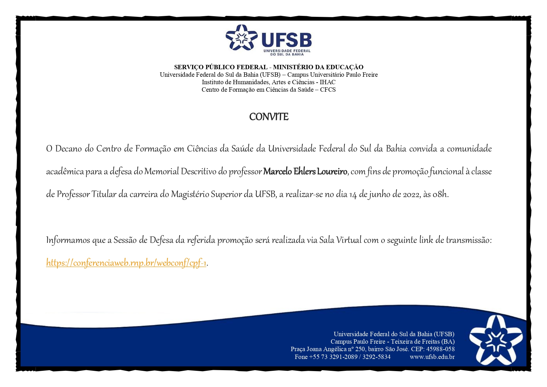 Convite Progressão do professor Marcelo Loureiro page 0001