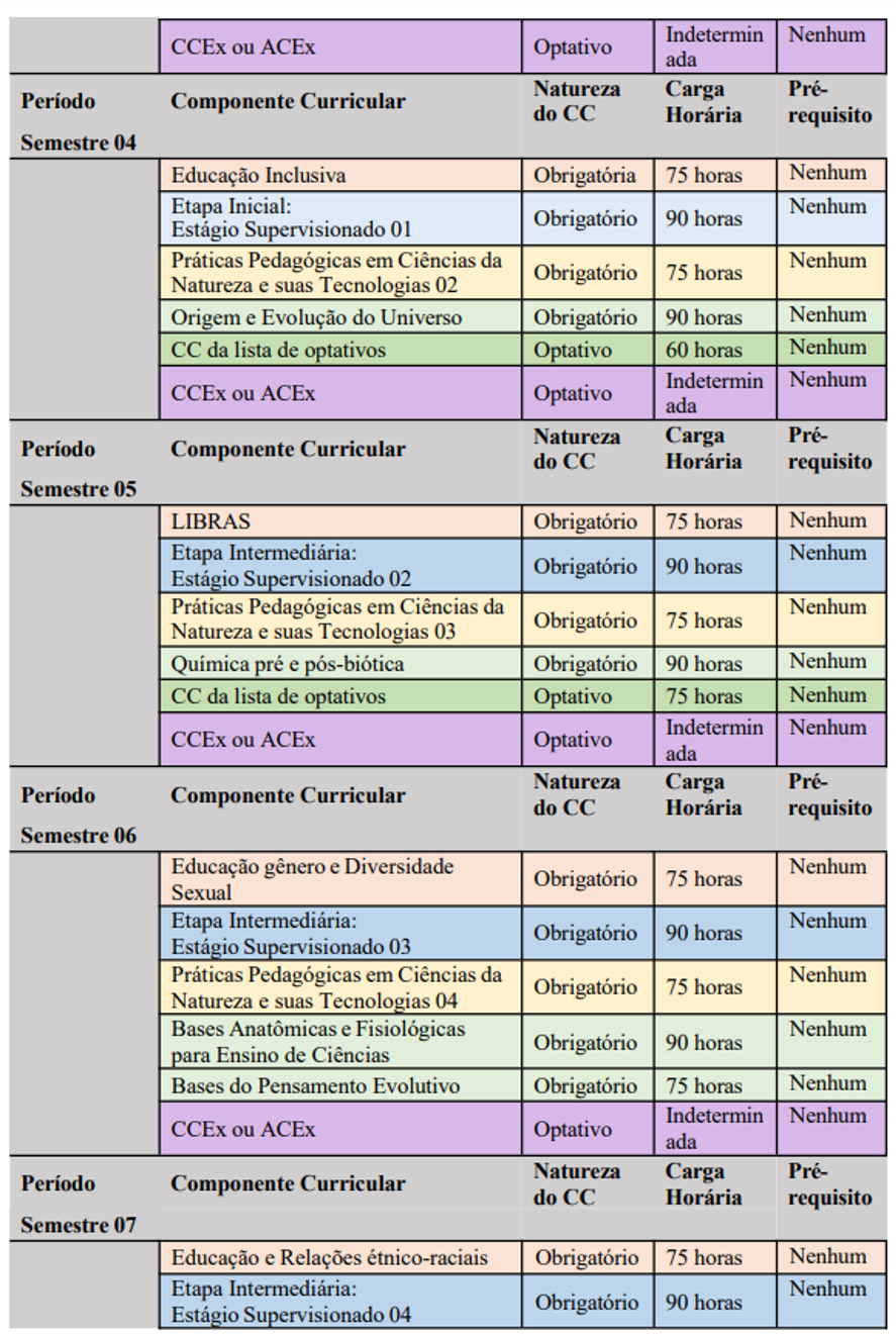 LICNT matriz curricular 02