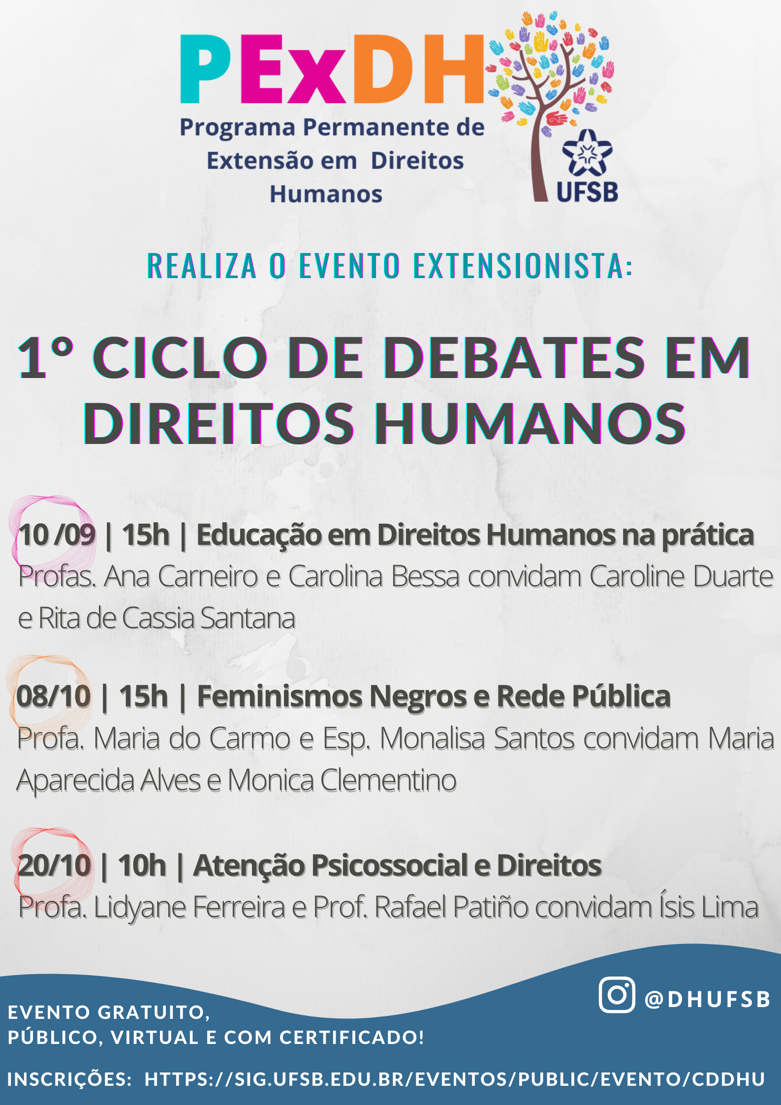 Ciclo debates PExDH 2020