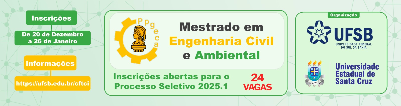 Mestrado em Engenharia Civil e Ambiental (UFSB/UESC)