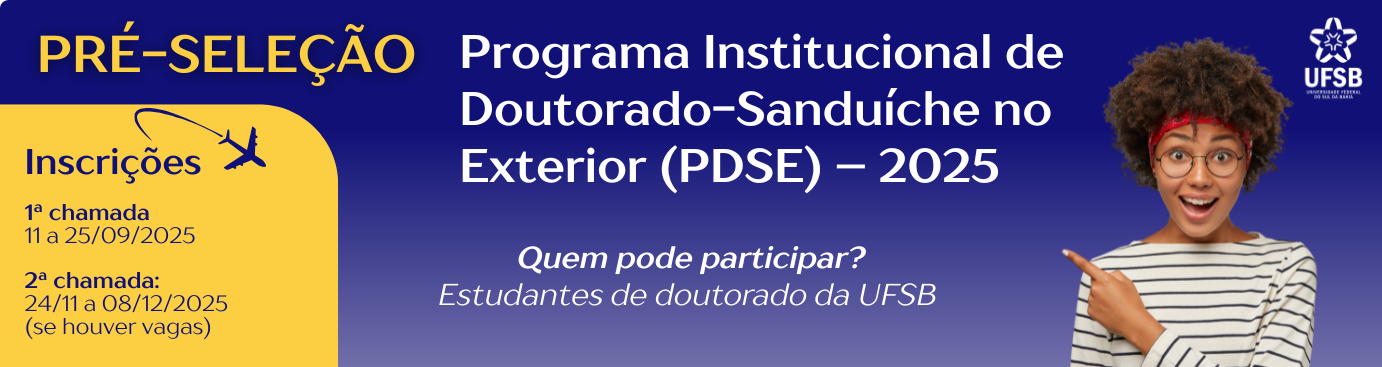 Pré-Seleção - Programa Institucional de Doutorado-Sanduíche no Exterior