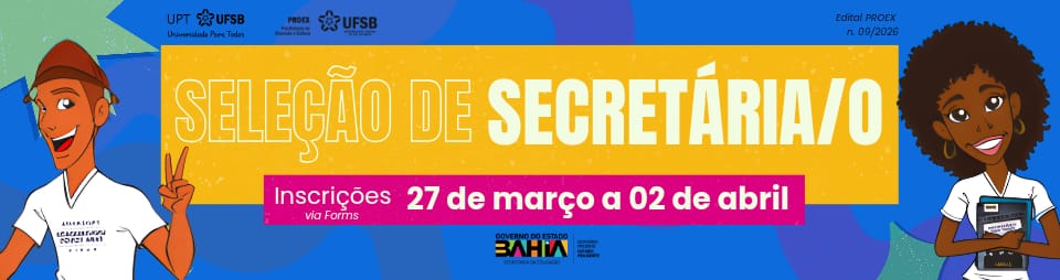 Edital Proex 09/2026 - Seleção equipe de Secretaria de Polos UPT