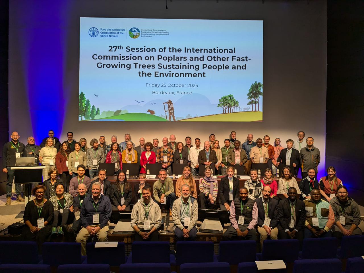 Em Bordeaux, França, o professor Daniel Piotto apresentou as diretrizes e detalhes do PPD-SEN em evento promovido pela Food and Agriculture Organization (FAO/ONU)