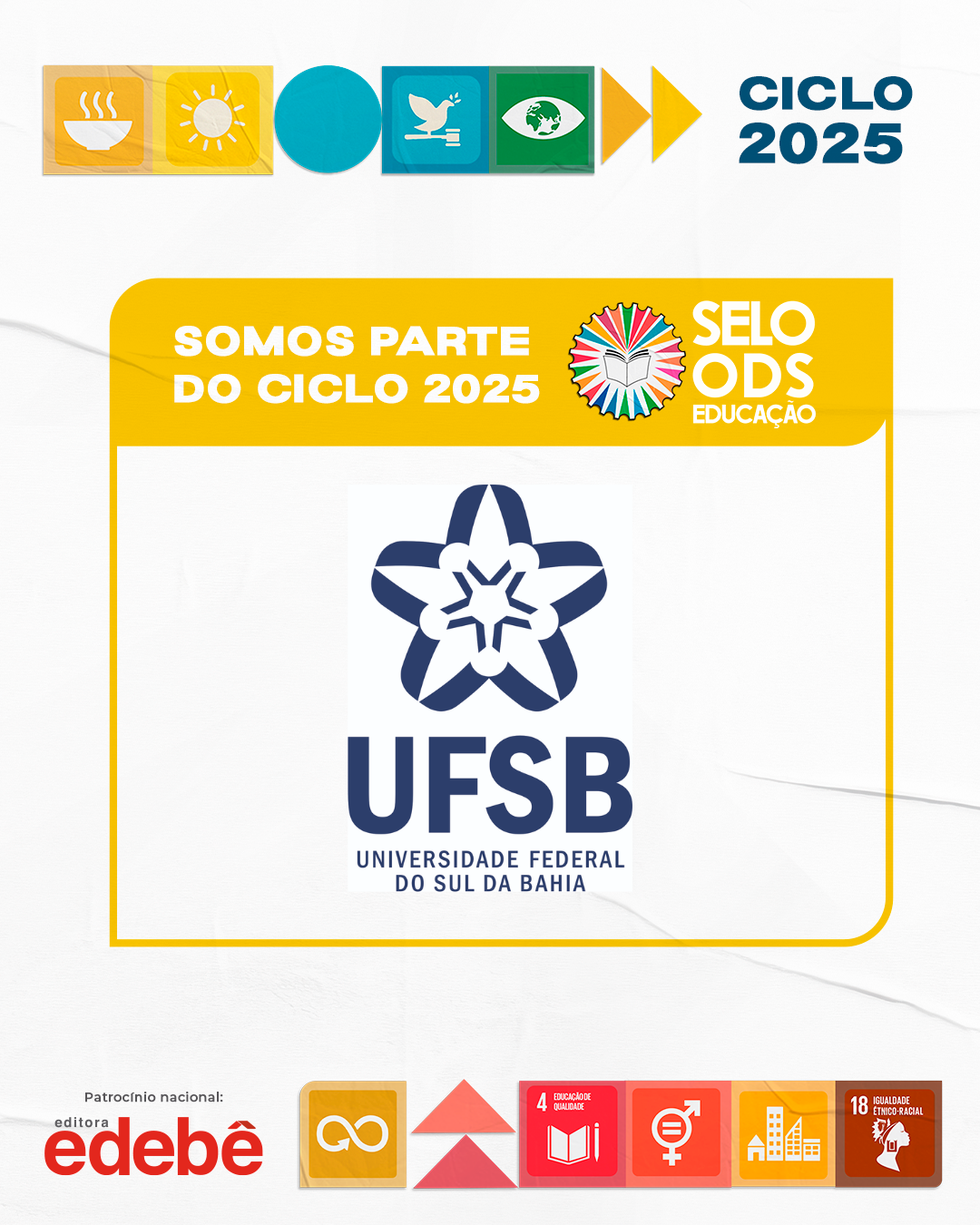 Selo ODS Educação UFSB 1