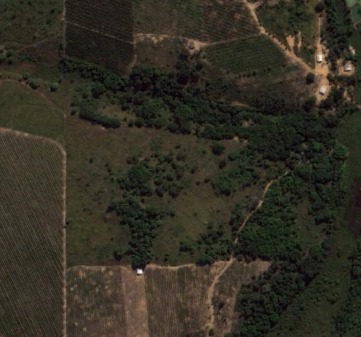 foto aérea de 2010 (foto: acervo pessoal profº. Luiz Fernando Magnago)