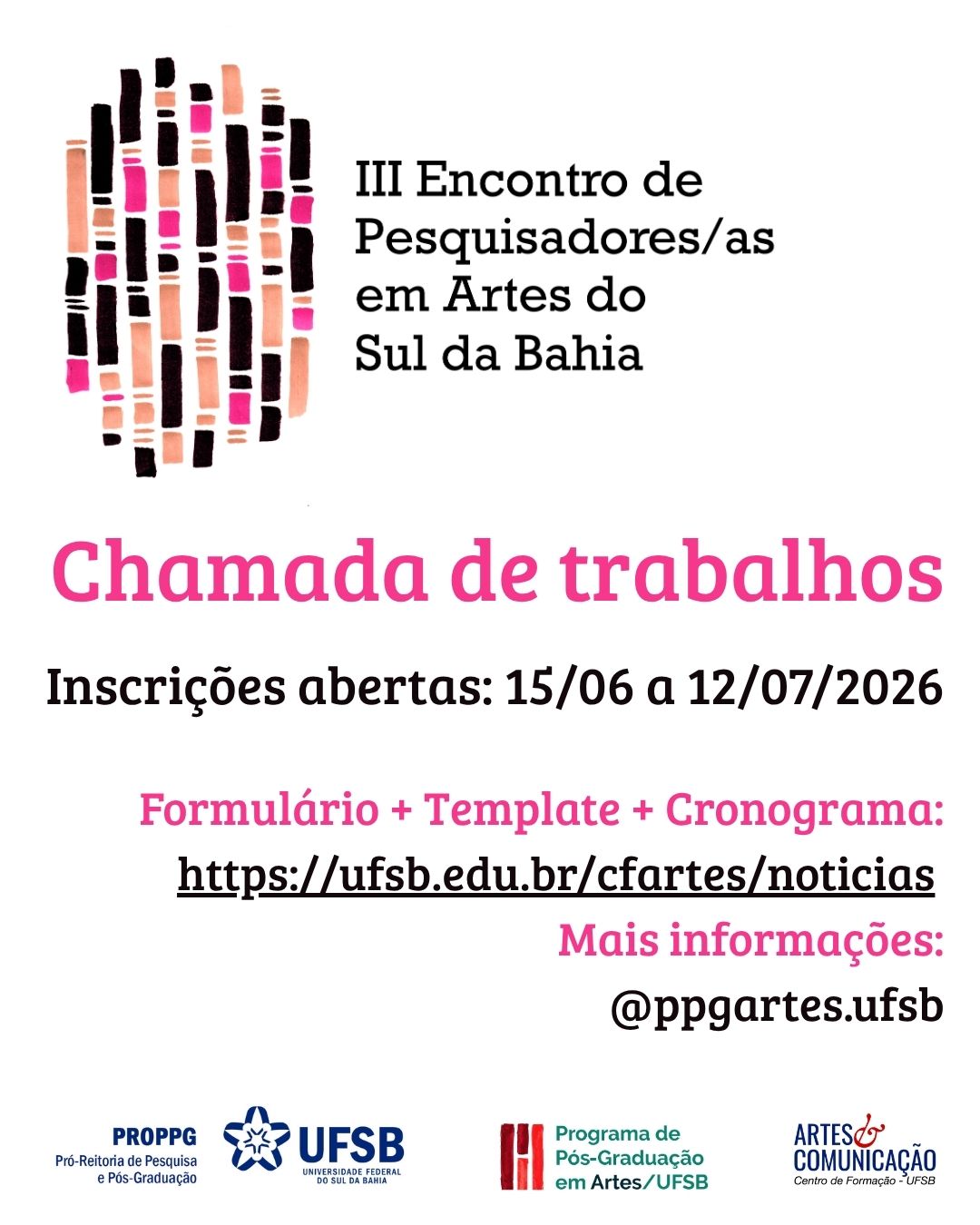CARD III ENCONTRO Chamada de trabalhos
