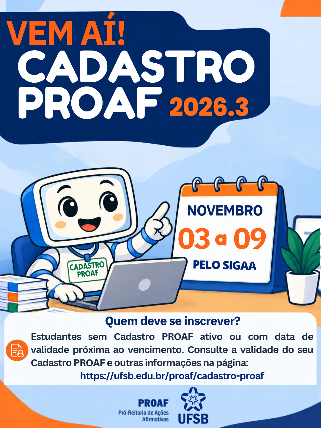 Cadastro Proaf 2026.3