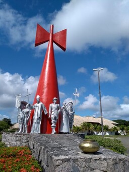 Monumento da chegada dos portugueses ao brasil