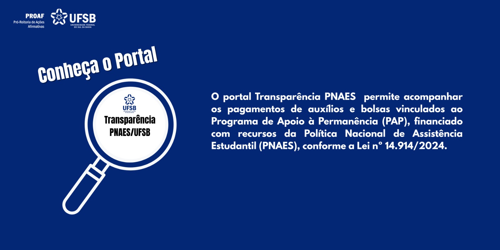 Banner da transparência