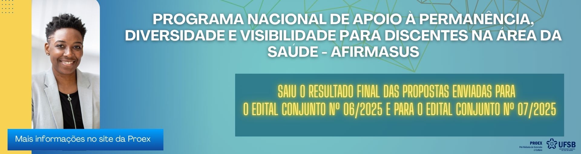 UFSB abre chamada para a equipe do programa AFIRMASUS da UFSB