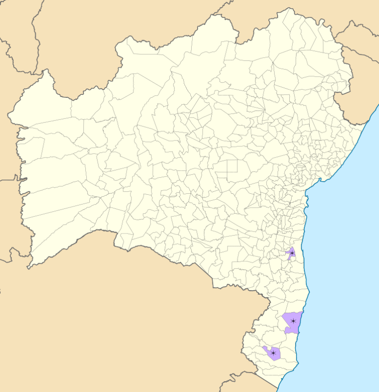 Mapa da Bahia
